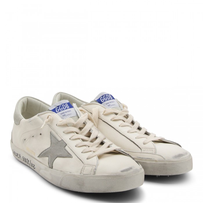 WHITE AND GREY LEATHER... 2