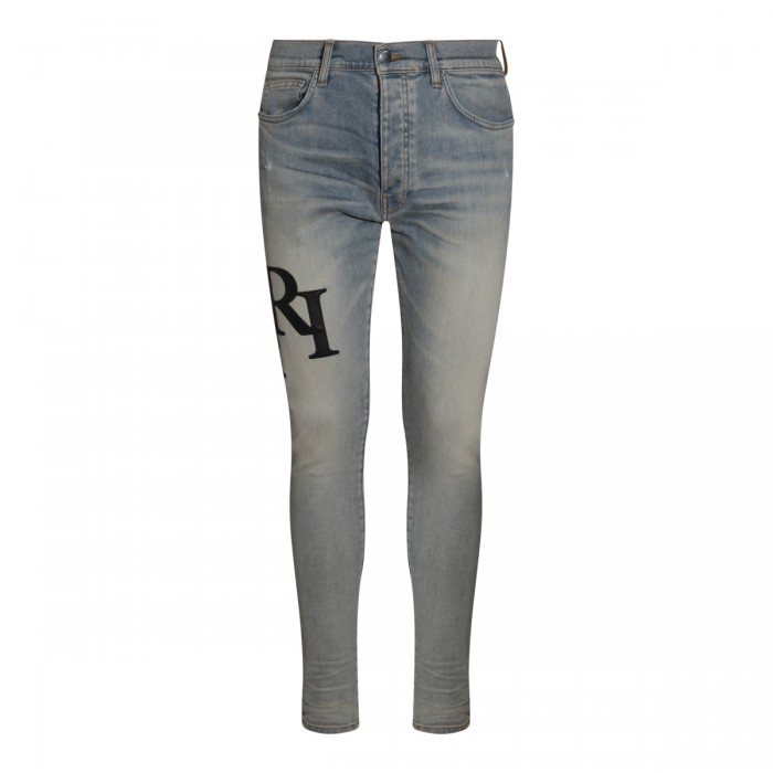 BLUE COTTON DENIM JEANS
