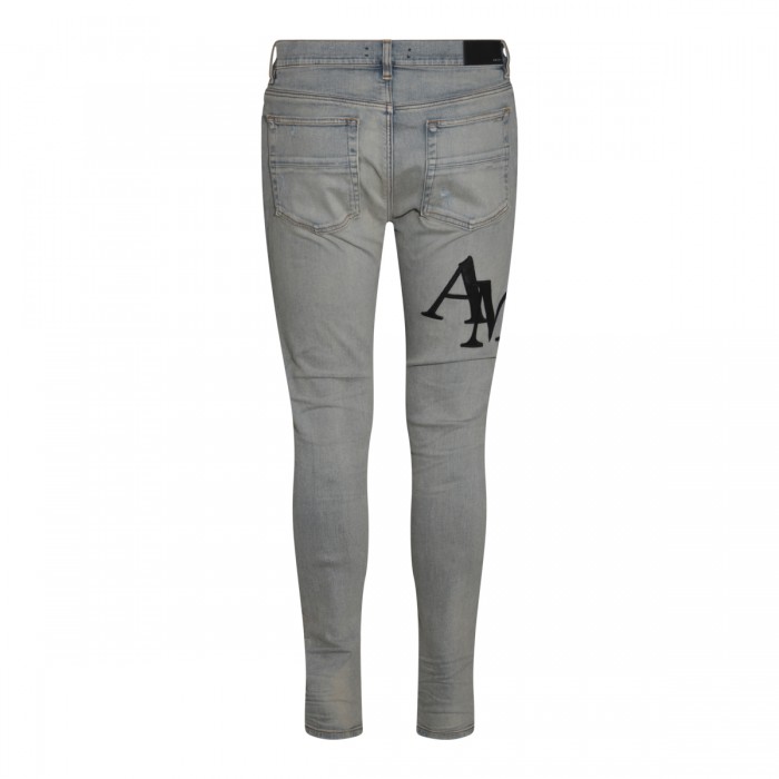 BLUE COTTON DENIM JEANS 2