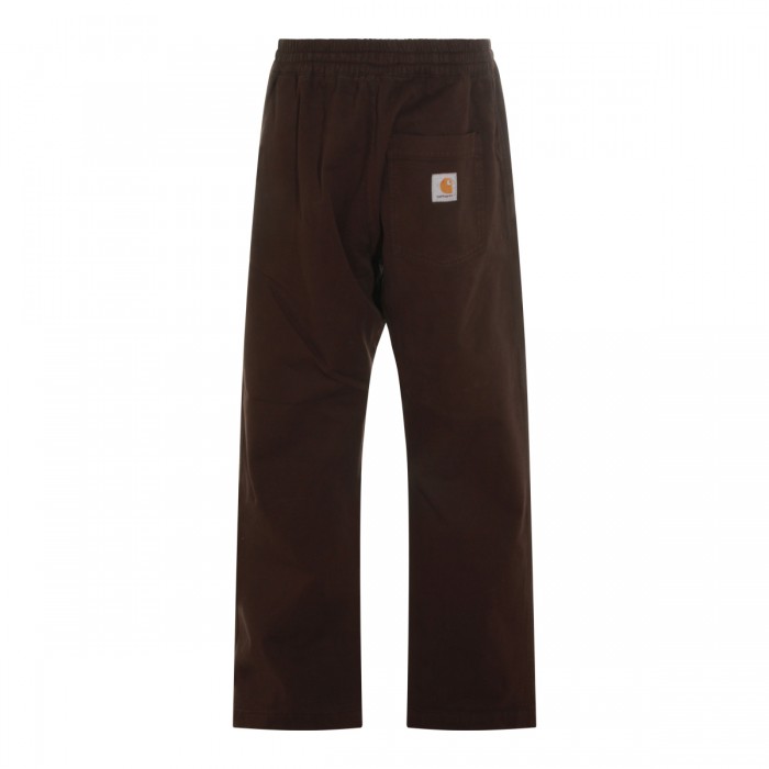 BROWN COTTON FLOYDE PANT 2