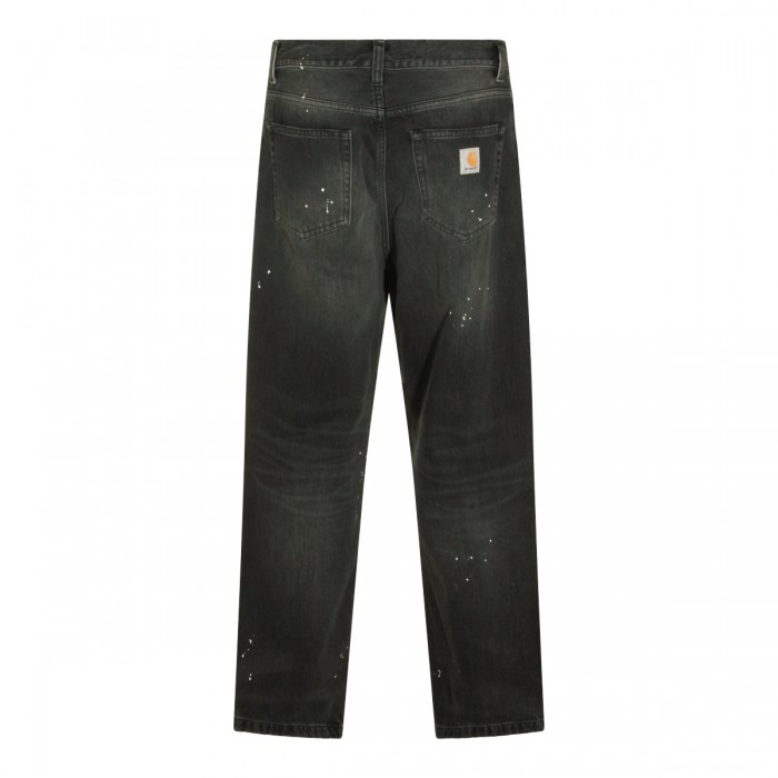 BLACK COTTON LANDON JEANS 2