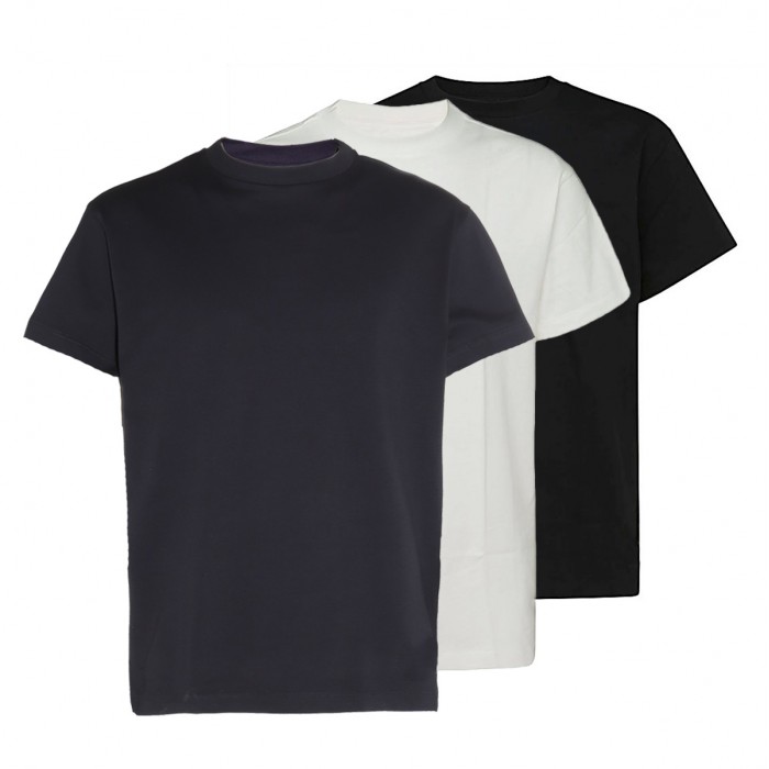 BLACK WHITE AND NAVY COTTON...