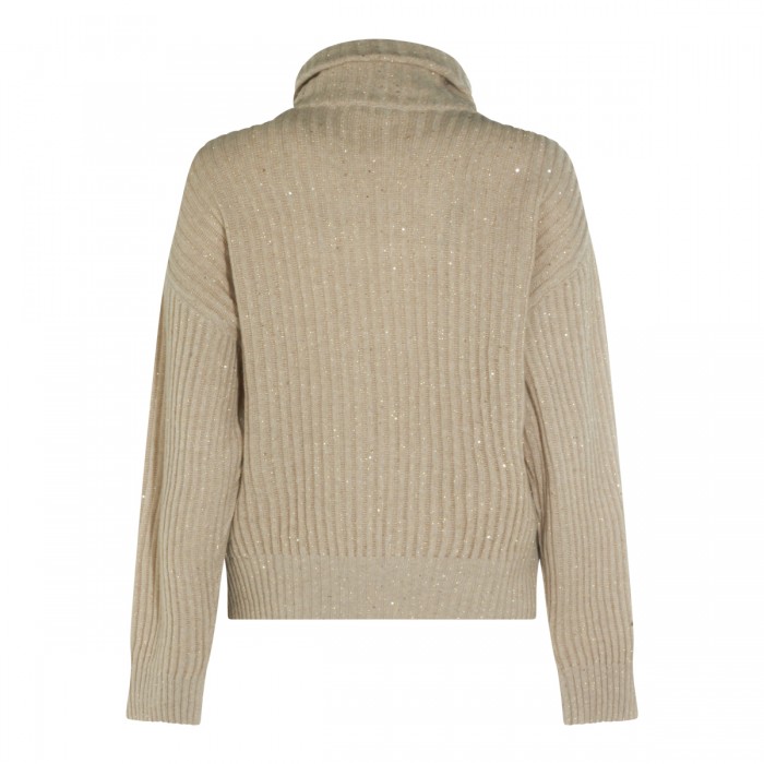 BEIGE WOOL KNITWEAR 2