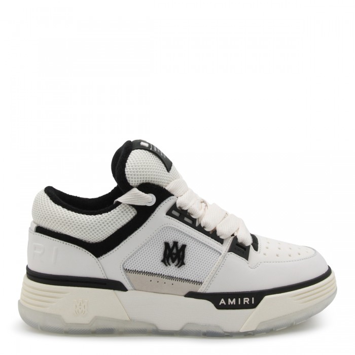 WHITE AND BLACK MA-1 SNEAKERS