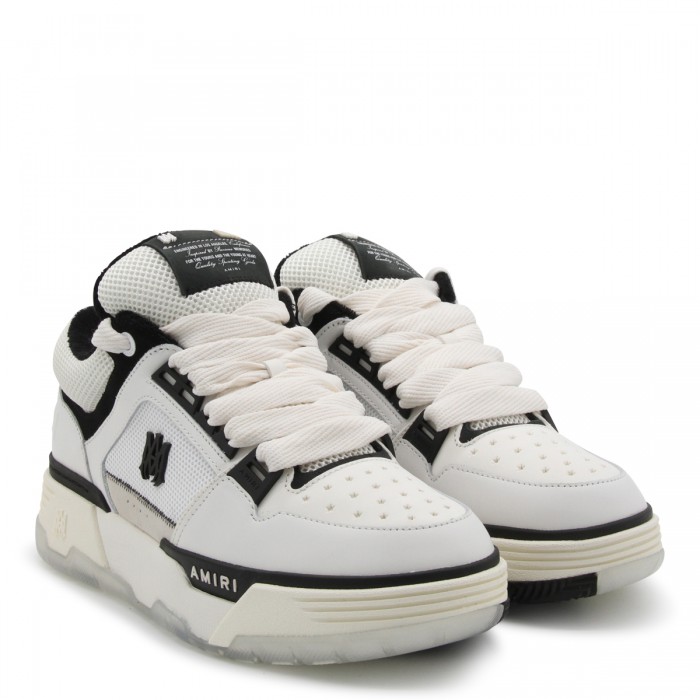 WHITE AND BLACK MA-1 SNEAKERS 2