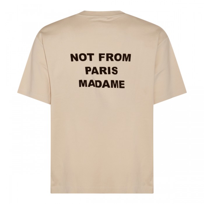BEIGE COTTON T-SHIRT 2