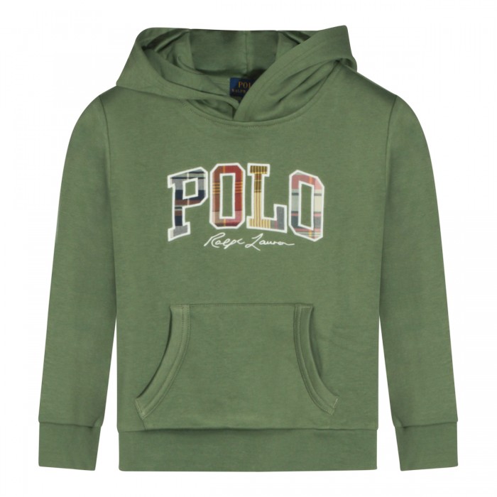 GREEN COTTON SWEATSHIRT