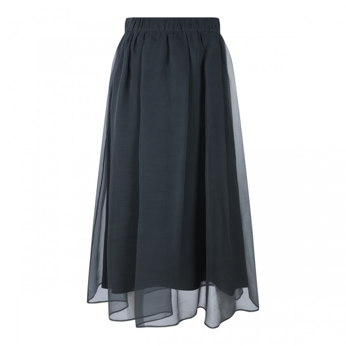 LIGNITE TULLE LONG SKIRT 2