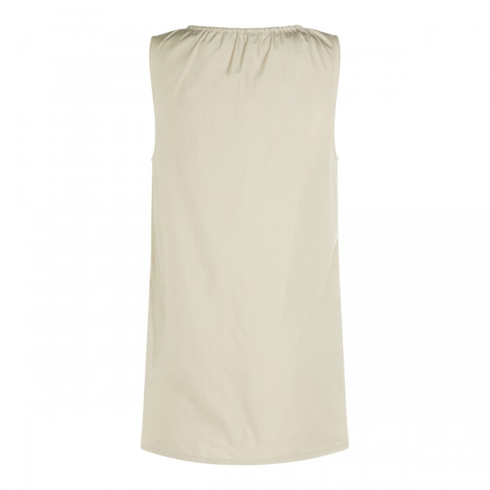 WHITEWASH COTTON BLEND DRESS 2
