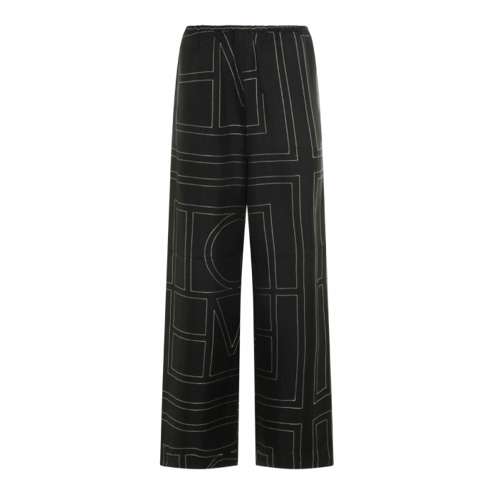 BLACK AND GOLD SILK...