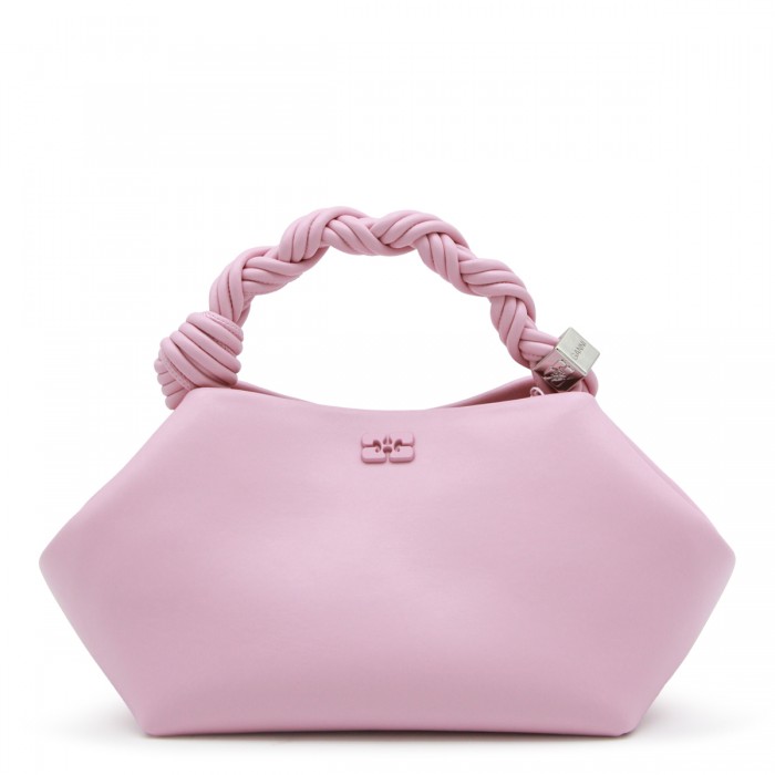 PINK LEATHER MINI BOU TOP...