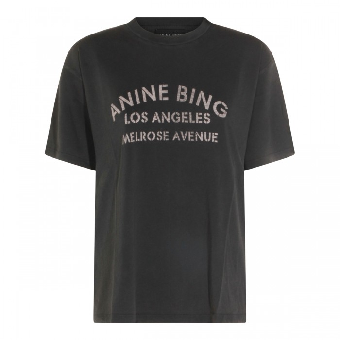 BLACK COTTON WAGNER T-SHIRT