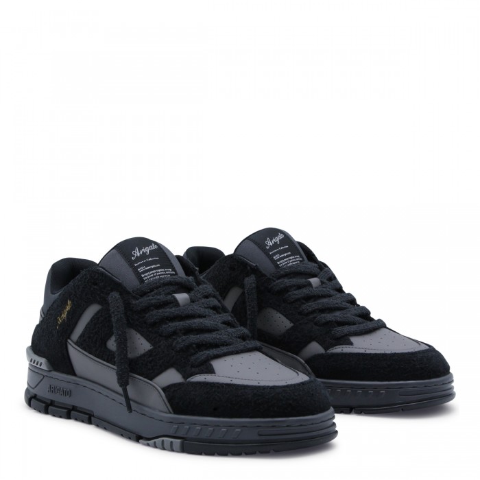 BLACK LEATHER SNEAKERS 2