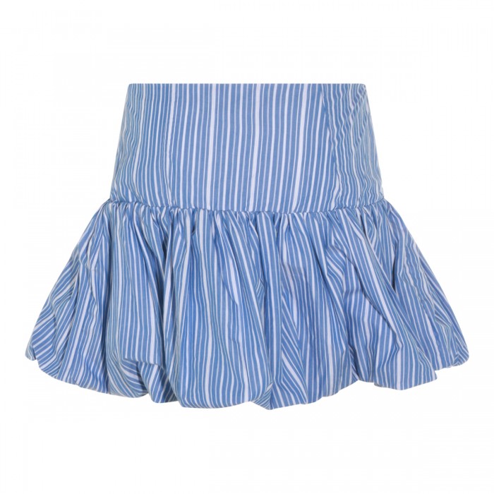 LIGHT BLUE COTTON SKIRT