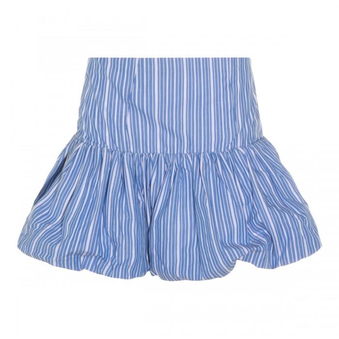 LIGHT BLUE COTTON SKIRT 2