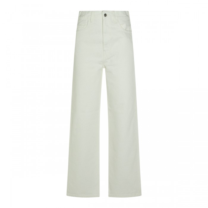 WHITE COTTON JANE PANT