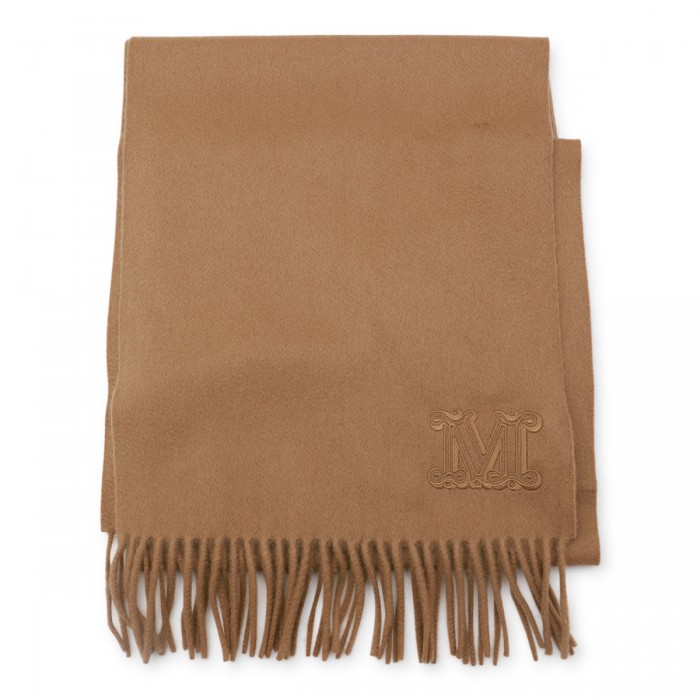 CAMEL CASHMERE DALIA SCARF