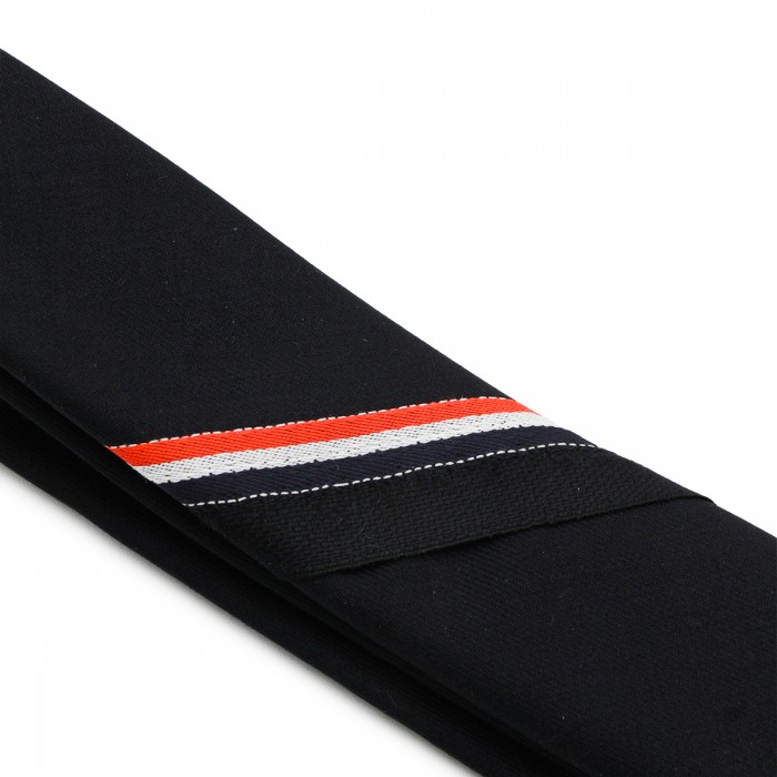NAVY WOOL TIE 2