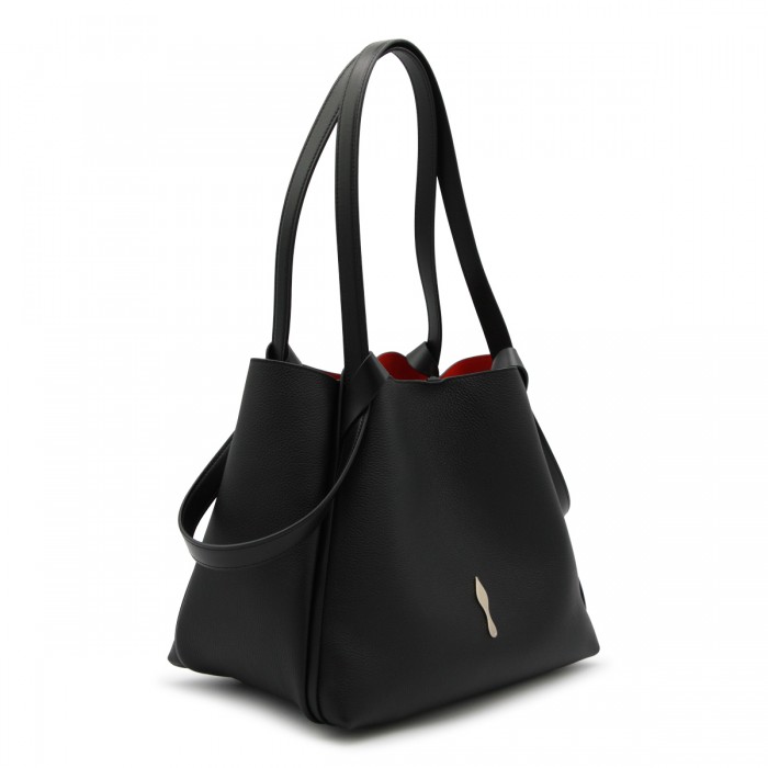 BLACK LEATHER BETTINA TOTE... 2