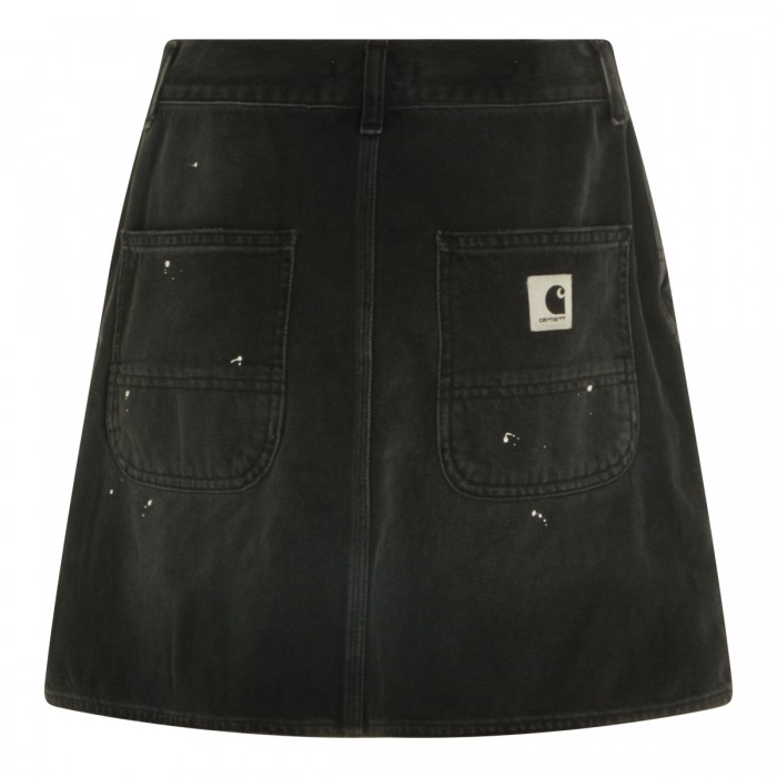 BLACK COTTON MAEVE SKIRT 2