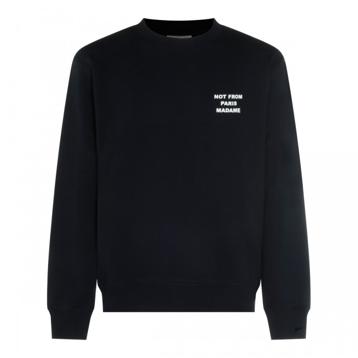 NAVY COTTON BOLD SLOGAN...
