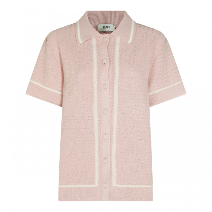 LIGHT PINK COTTON KNITWEAR