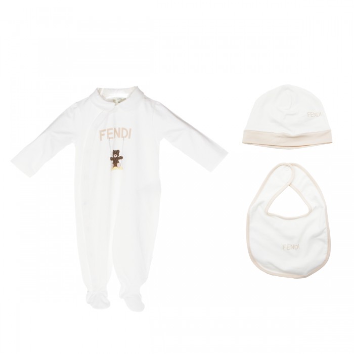 WHITE COTTON NURSERY SET