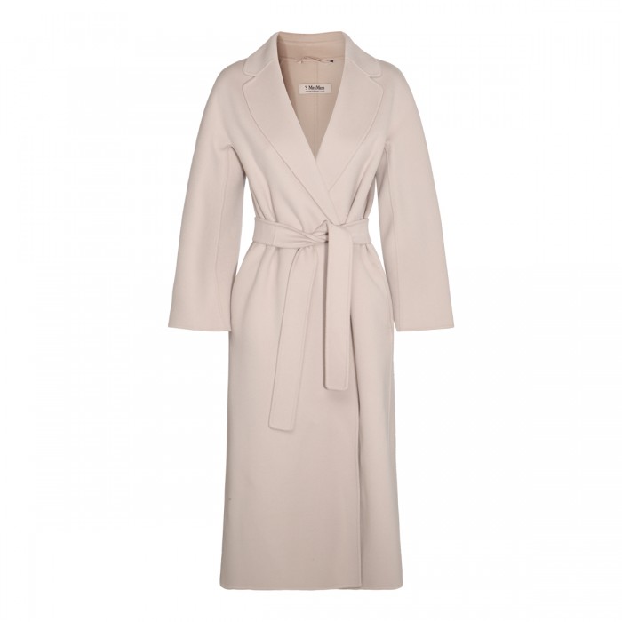 BEIGE VIRGIN WOOL ESTURIA COAT