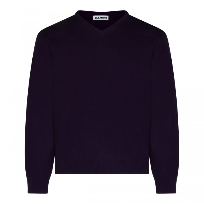 VIOLET INDIGO WOOL SWEATER