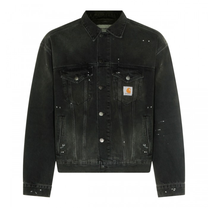 BLACK COTTON HELSTON DENIM...