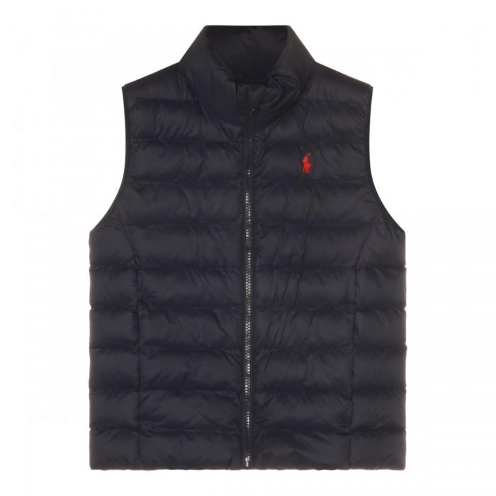 BLUE VEST PUFF DOWN JACKET