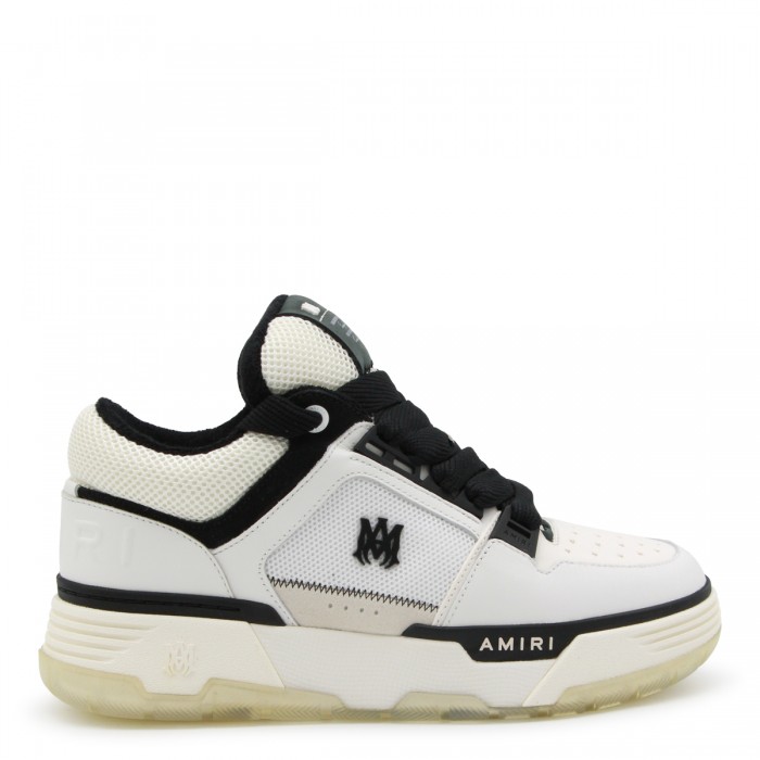 WHITE LEATHER MA-1 SNEAKERS