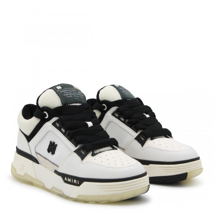 WHITE LEATHER MA-1 SNEAKERS 2