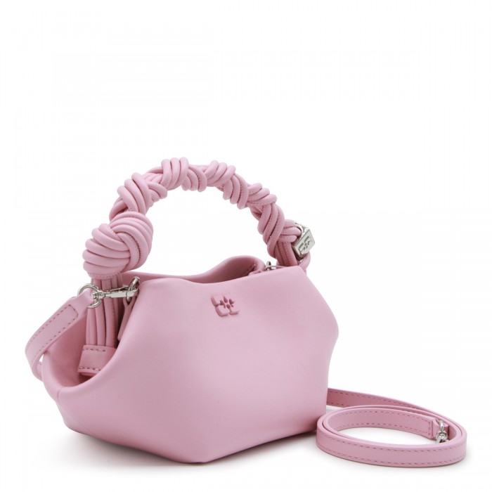 PINK LEATHER TOP HANDLE BAG 2