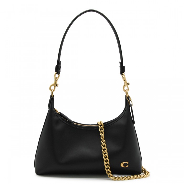 BLACK LEATHER JULIET...