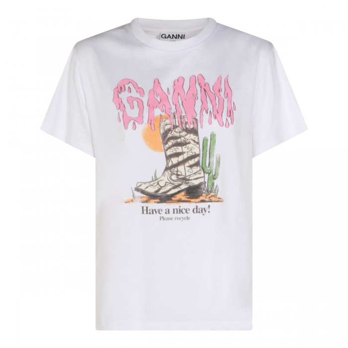 BRIGHT WHITE COTTON T-SHIRT