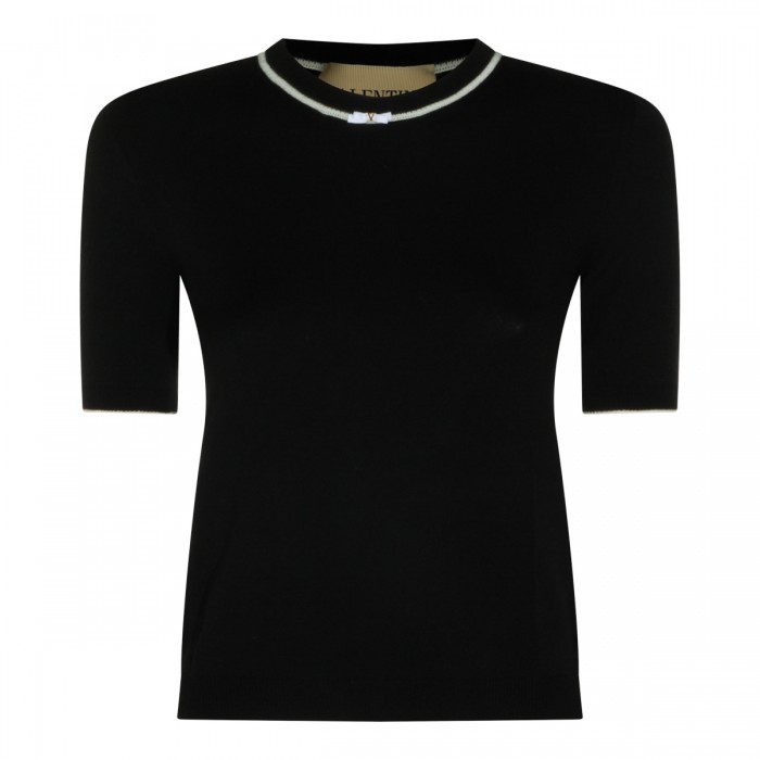 BLACK WOOL KNITWEAR