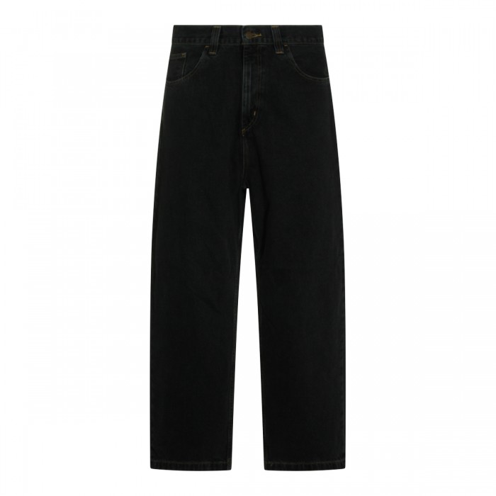 BLACK COTTON BRANDON JEANS