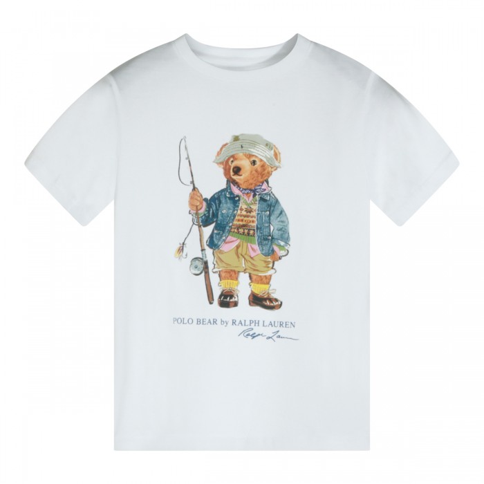 WHITE COTTON T-SHIRT