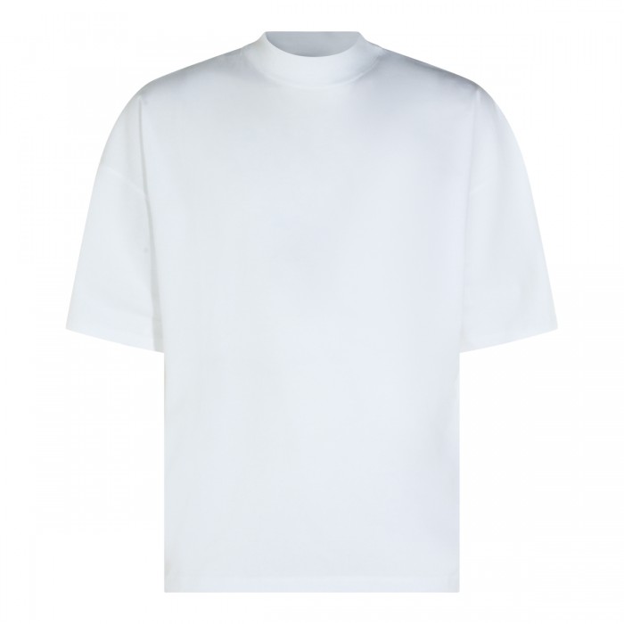 WHITE COTTON T-SHIRT