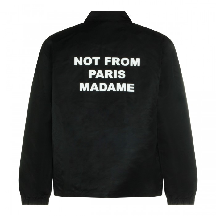 BLACK TECH SLOGAN JACKET 2