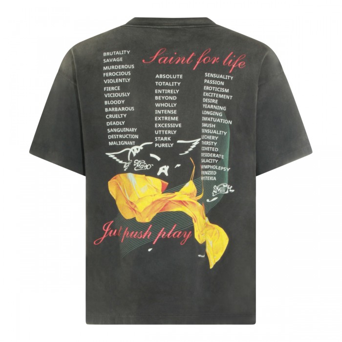 BLACK COTTON T-SHIRT 2