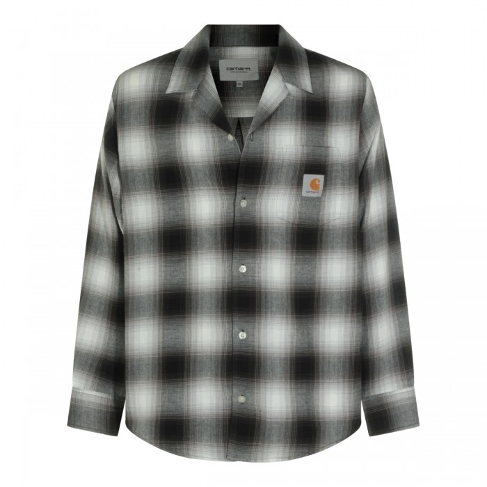 BLACK COTTON TYERS SHIRT