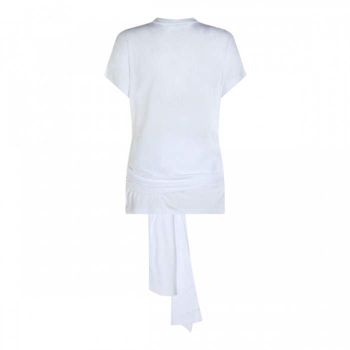 WHITE COTTON STRETCH TIE... 2