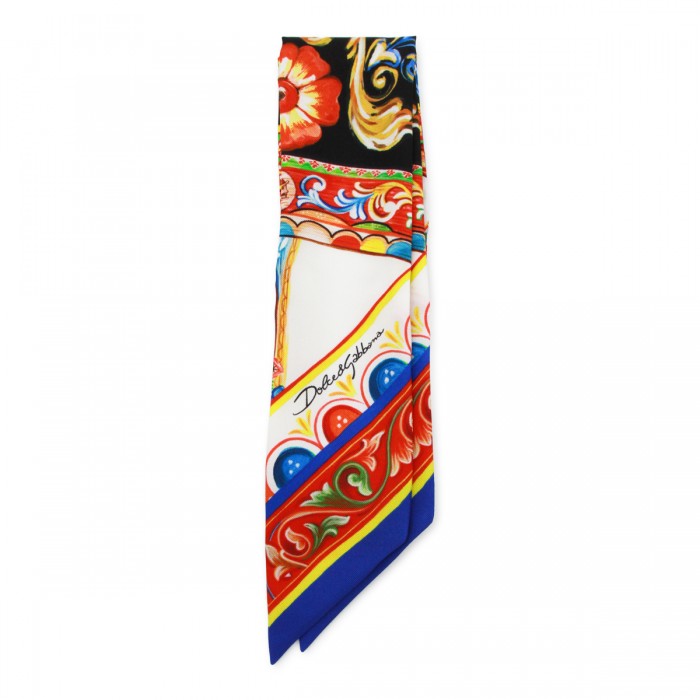 MULTICOLOR SILK SCARF
