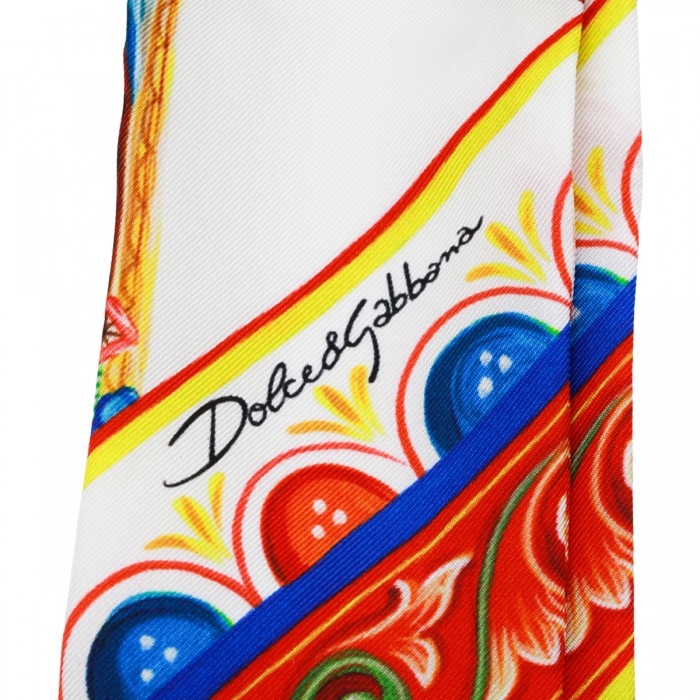 MULTICOLOR SILK SCARF 2