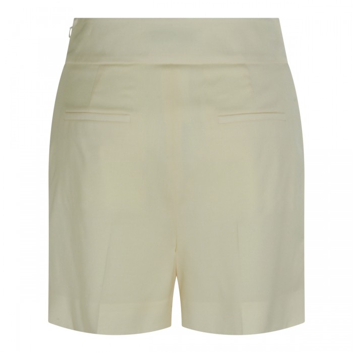 WHITE WOOL PITTURA SHORTS 2