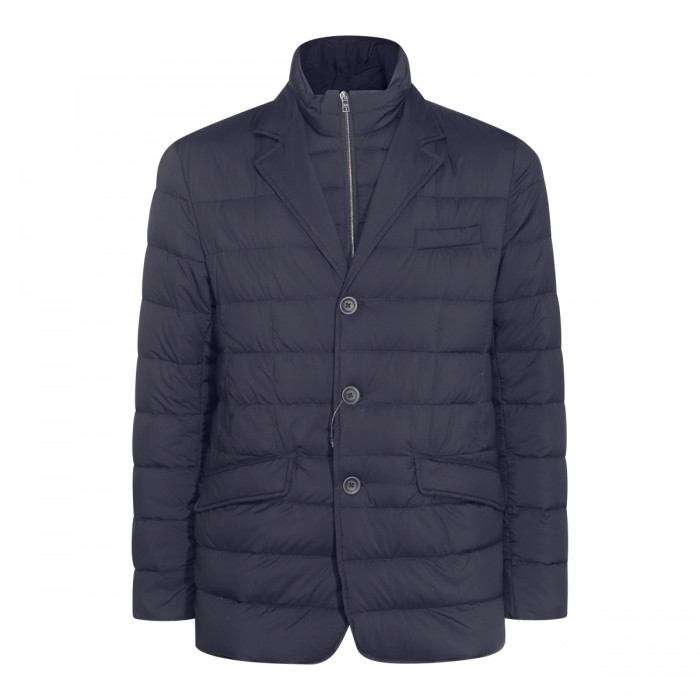 DARK BLUE DOWN JACKET