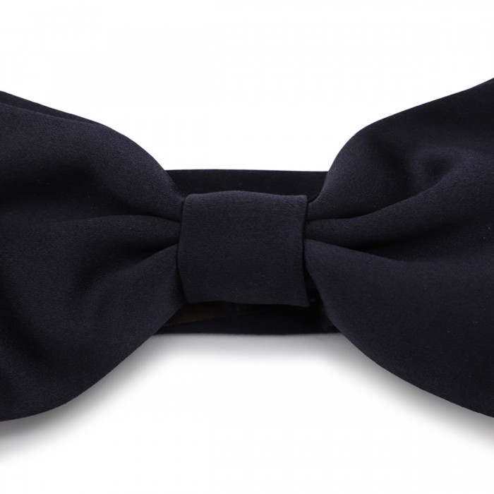 NAVY SILK TIE 2