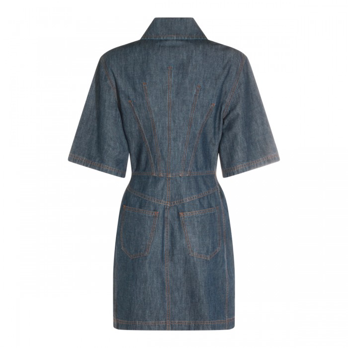 DENIM COTTON DRESS 2